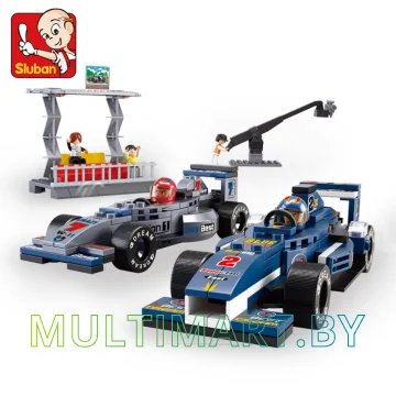 Конструктор Sluban M38-B0355 Команда Формула 1 (300 деталей) картинка 9